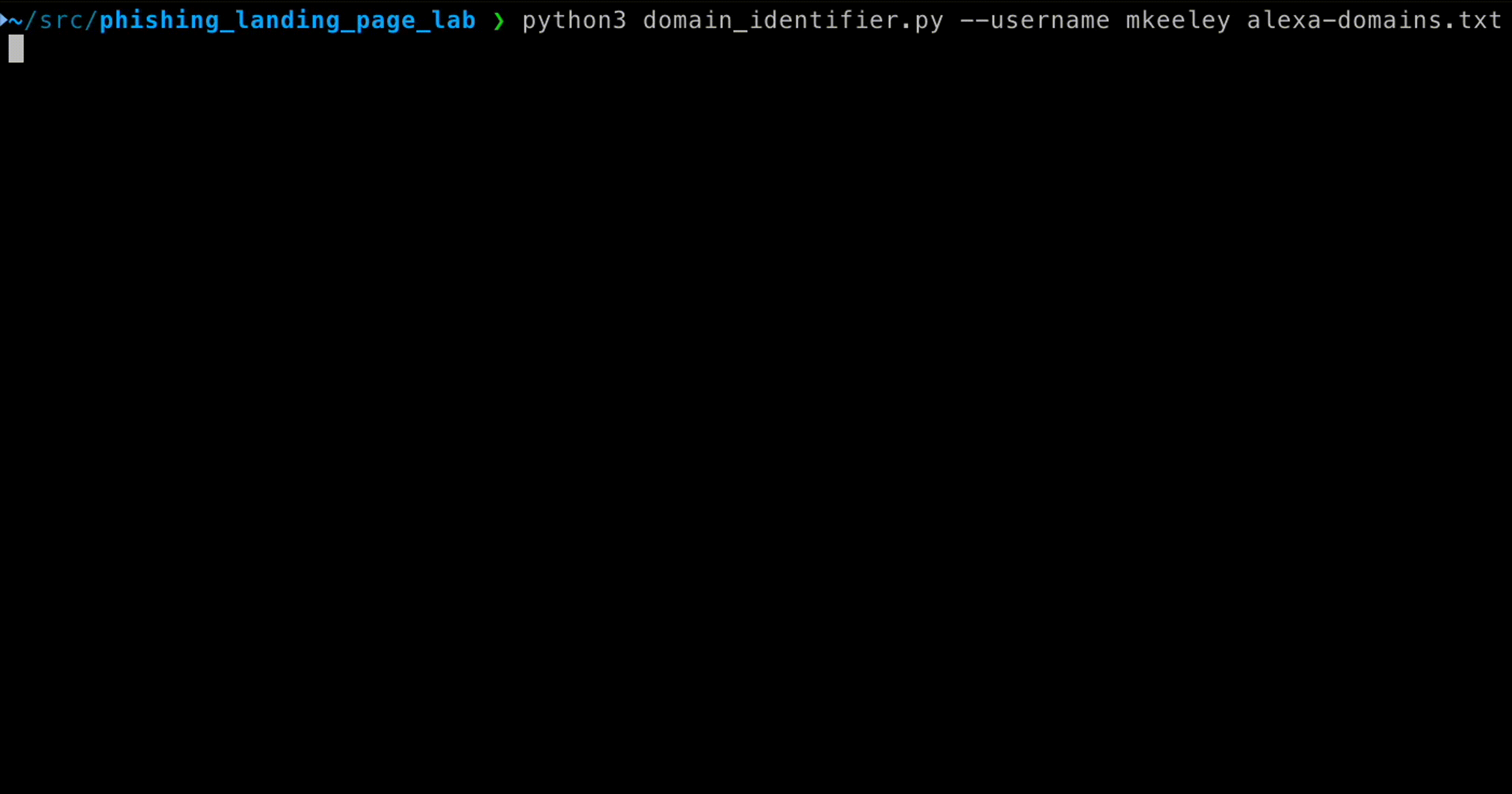 Automated Scanning Tool
